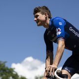 Stefan Küng, ici sur le Tour de Suisse en juin, découvrira la Vuelta ces prochaines semaines. KEYSTONE/GIAN EHRENZELLER